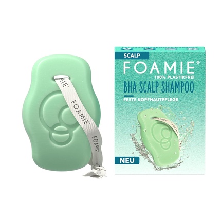 

Foamie Solid Shampoo SCALP Шампунь против перхоти с BHA салициловой кислотой и экстрактом цветков мальвы, специализирующийся на уходе за кожей головы, слабых волосах и средстве против перхоти, 80 г для нежных волос