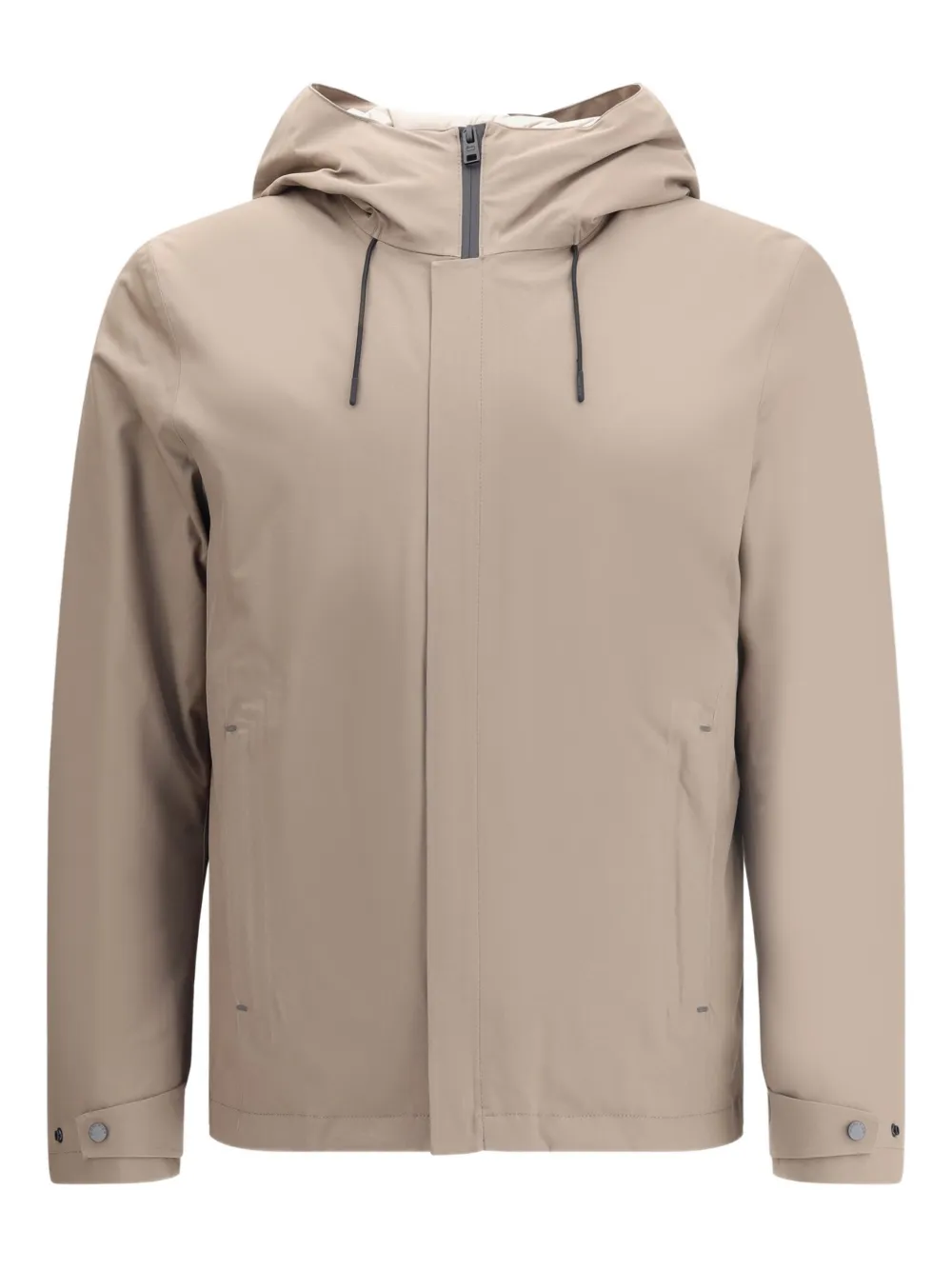 

Куртка с капюшоном и застежкой-молнией спереди WOOLRICH, нейтральный