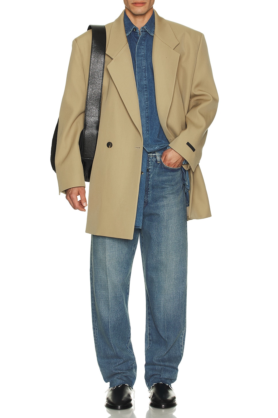 

Расслабленные джинсы с пятью карманами Fear Of God, Medium Indigo