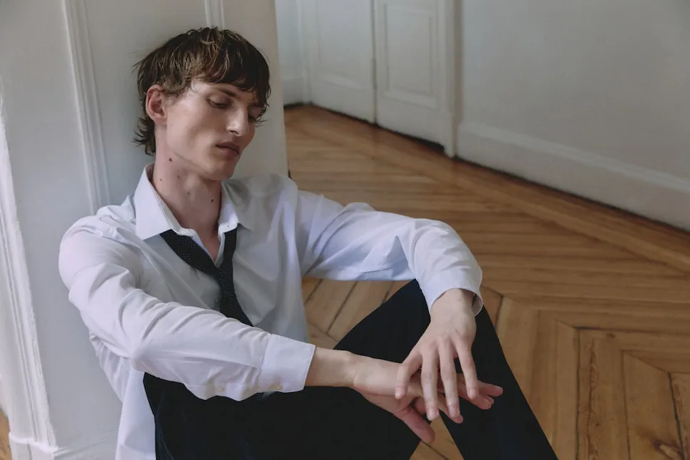 

Рубашка из поплина slim Sfera, белый