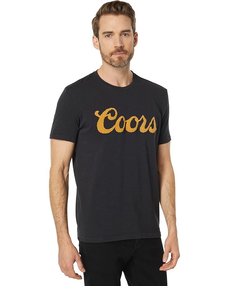 

Футболка Lucky Brand Coors Logo Graphic Tee, цвет Raven