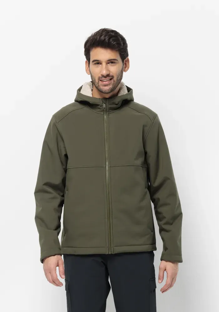 

Куртка из софтшелла Jack Wolfskin "WINDLAND JKT M", цвет Island-Moss