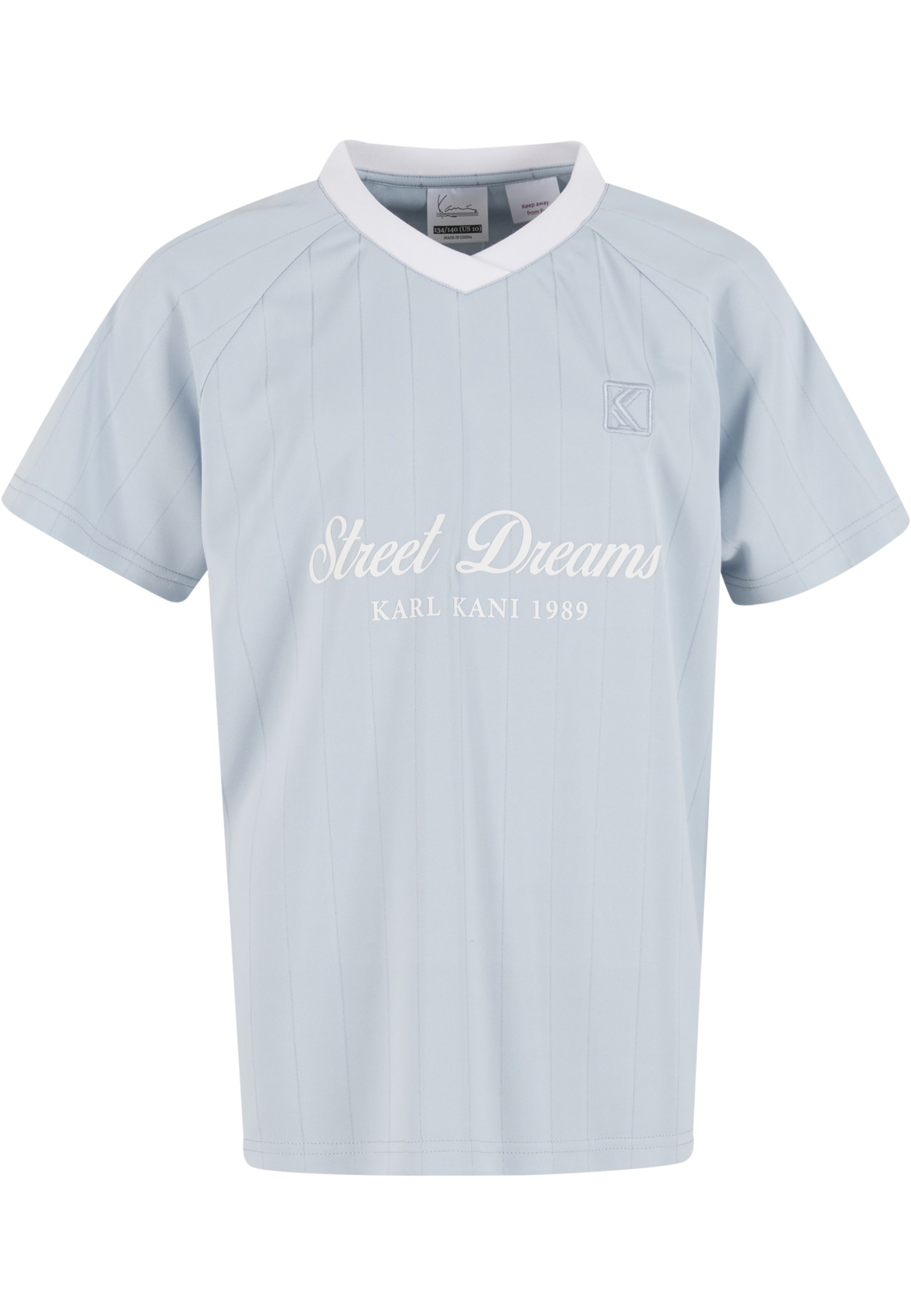 

Karl Kani Футболка 'OG Shadow' в светло-голубом цвете
