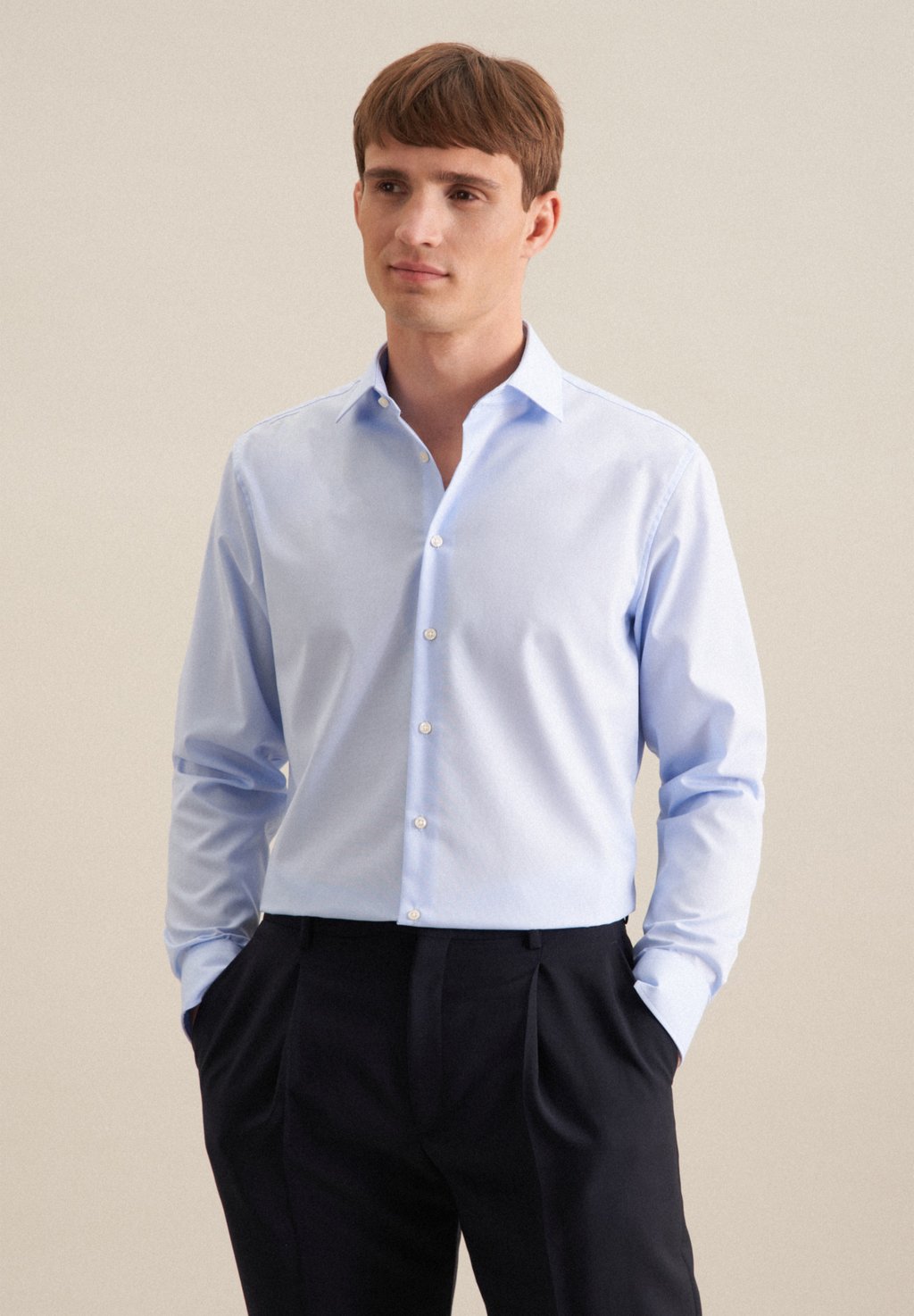 

Классическая рубашка KENT SHAPED FIT Seidensticker, синий