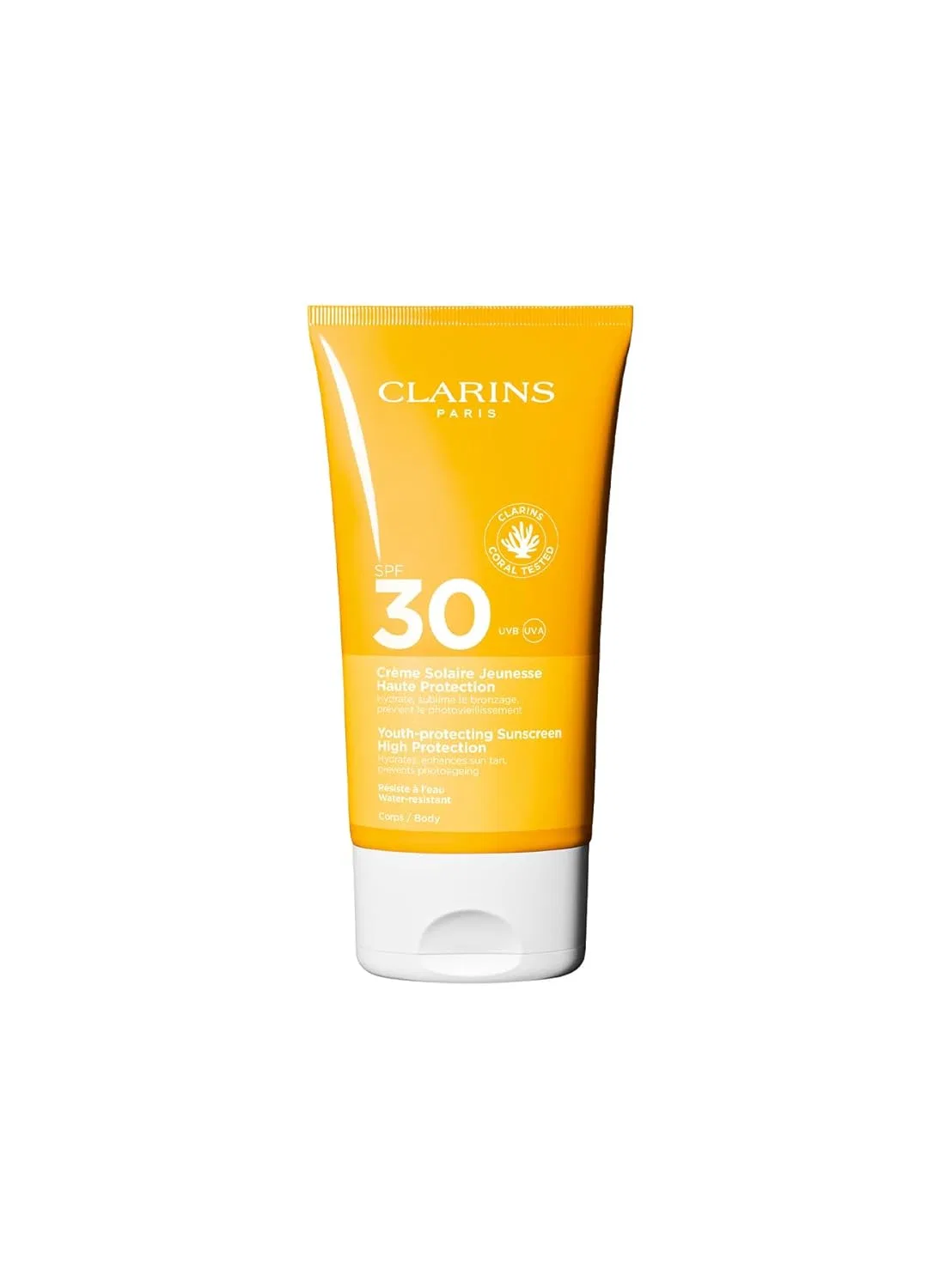 Солнцезащитный крем для тела «Youth-Protective Sunscreen» SPF30 от Clarins, 150 мл Clarins