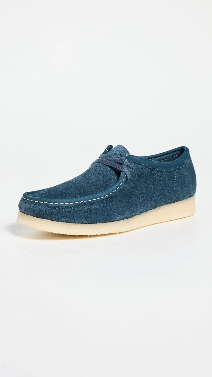 Оксфорды Clarks, Navy/Teal Suede — фото 2