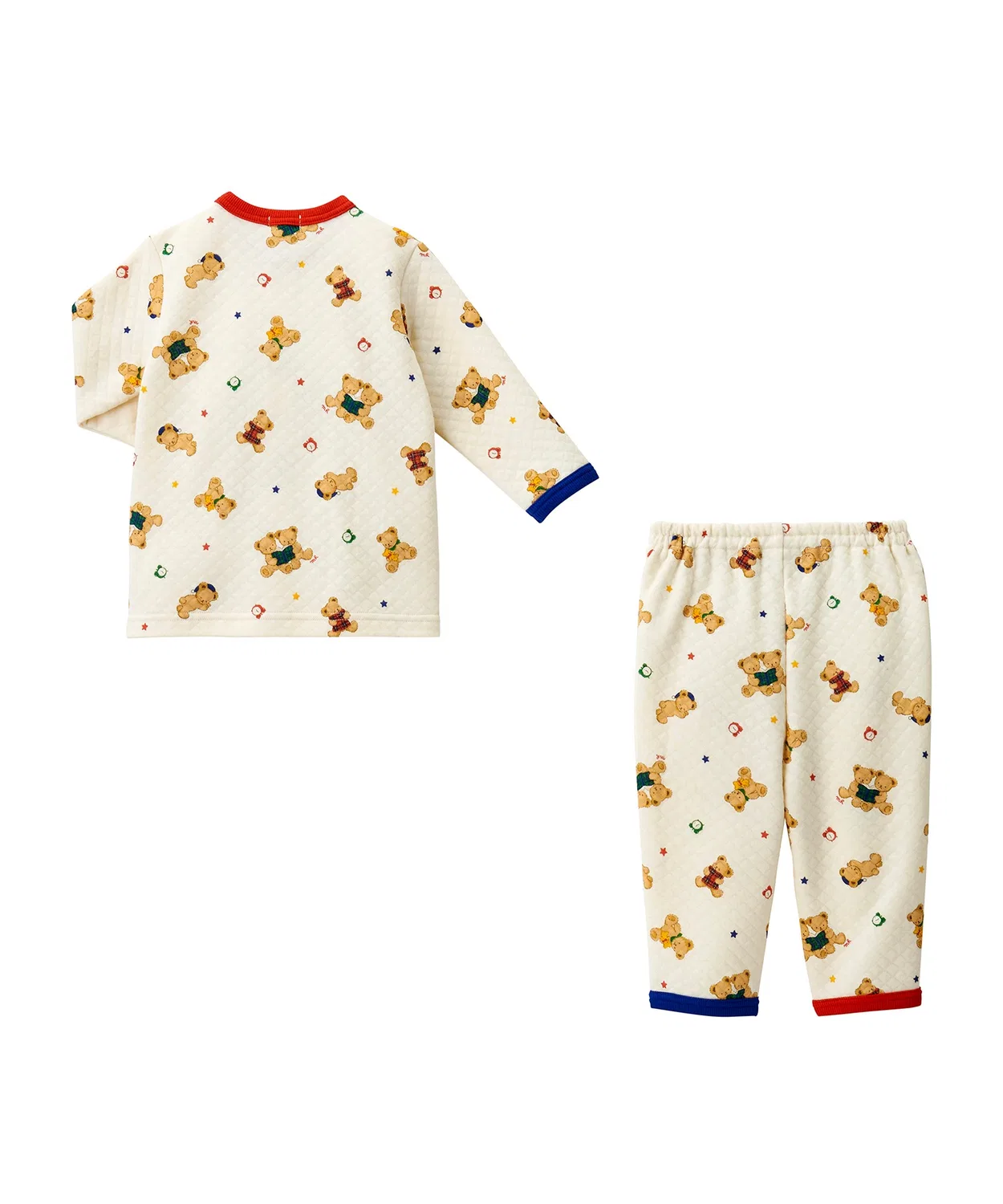 Детская пижама Мики Хаус Бэа длинный рукав Ivory — фото 2