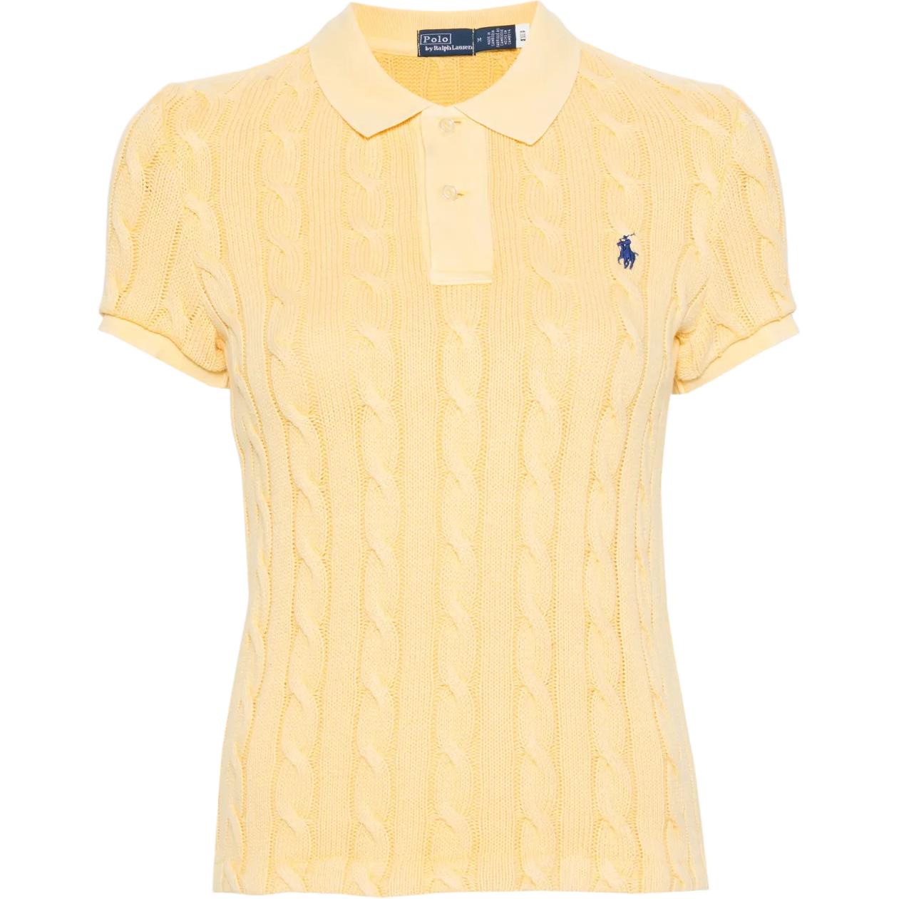 

Поло Pony вязаная поло Polo Ralph Lauren, желтый