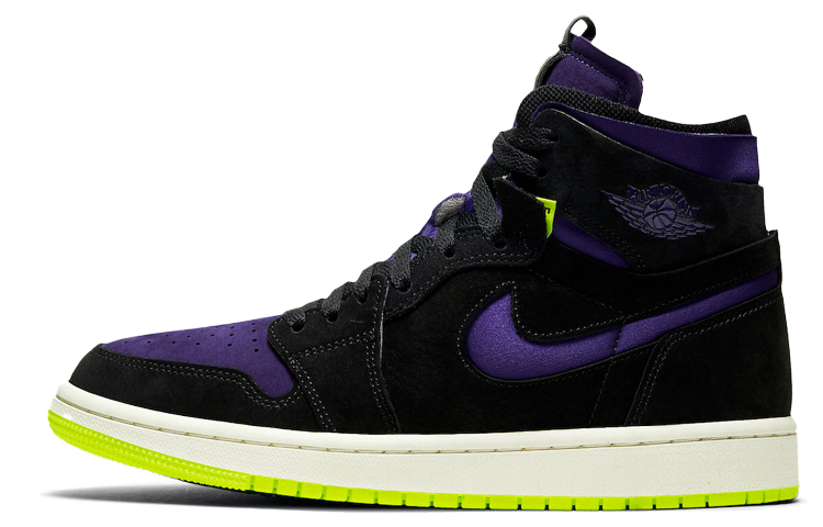 

Кроссовки JORDAN 1 High Zoom Air Cmft Black Court Purple Lemon Venom Women's