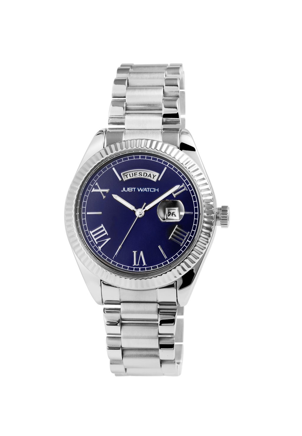 

Часы LUKA UNISEX MIT DATUMS- UND Just Watch, серебряный