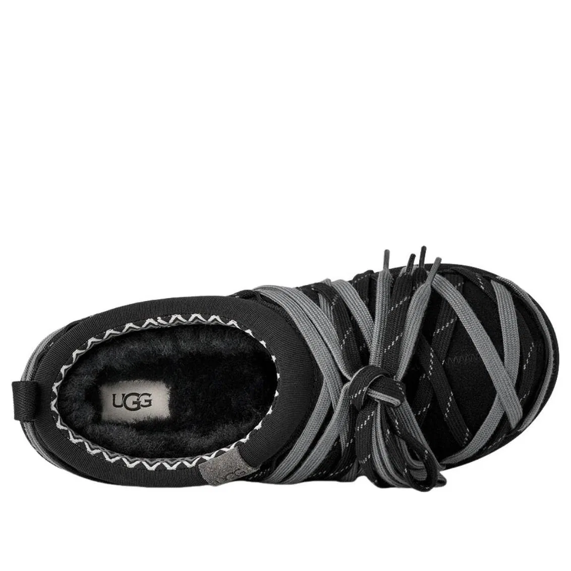 Мюли UGG Tasman Lace, черные — фото 4