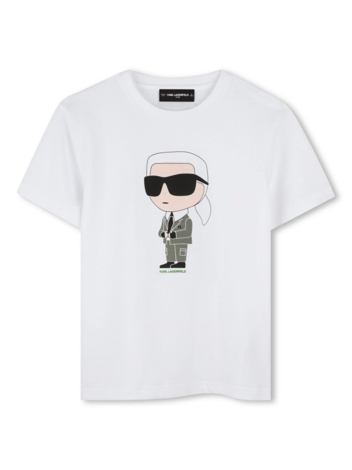 

Футболка Ikonik Karl Karl Lagerfeld Kids, белый
