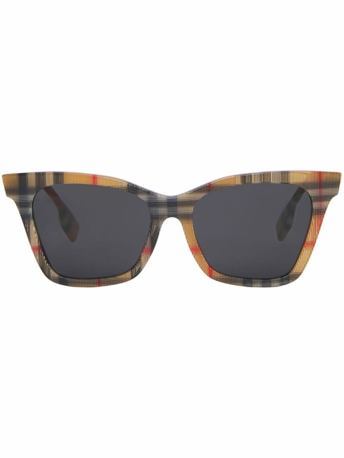 

Burberry солнцезащитные очки в клетку Vintage Check, серый