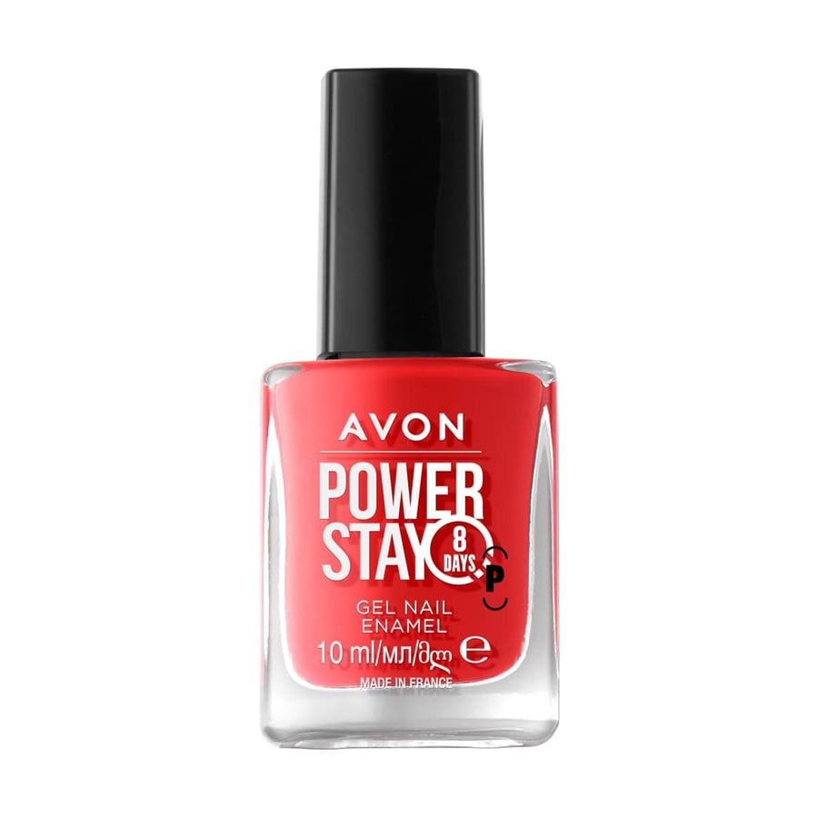 

Суперстойкий гель-лак для ногтей Avon Power Stay - Designer Red - 10 мл