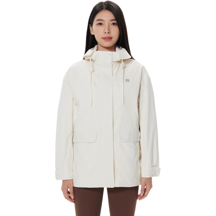 

KOLON SPORT Водонепроницаемая и ветрозащитная ветровка Women's, Ecru CR