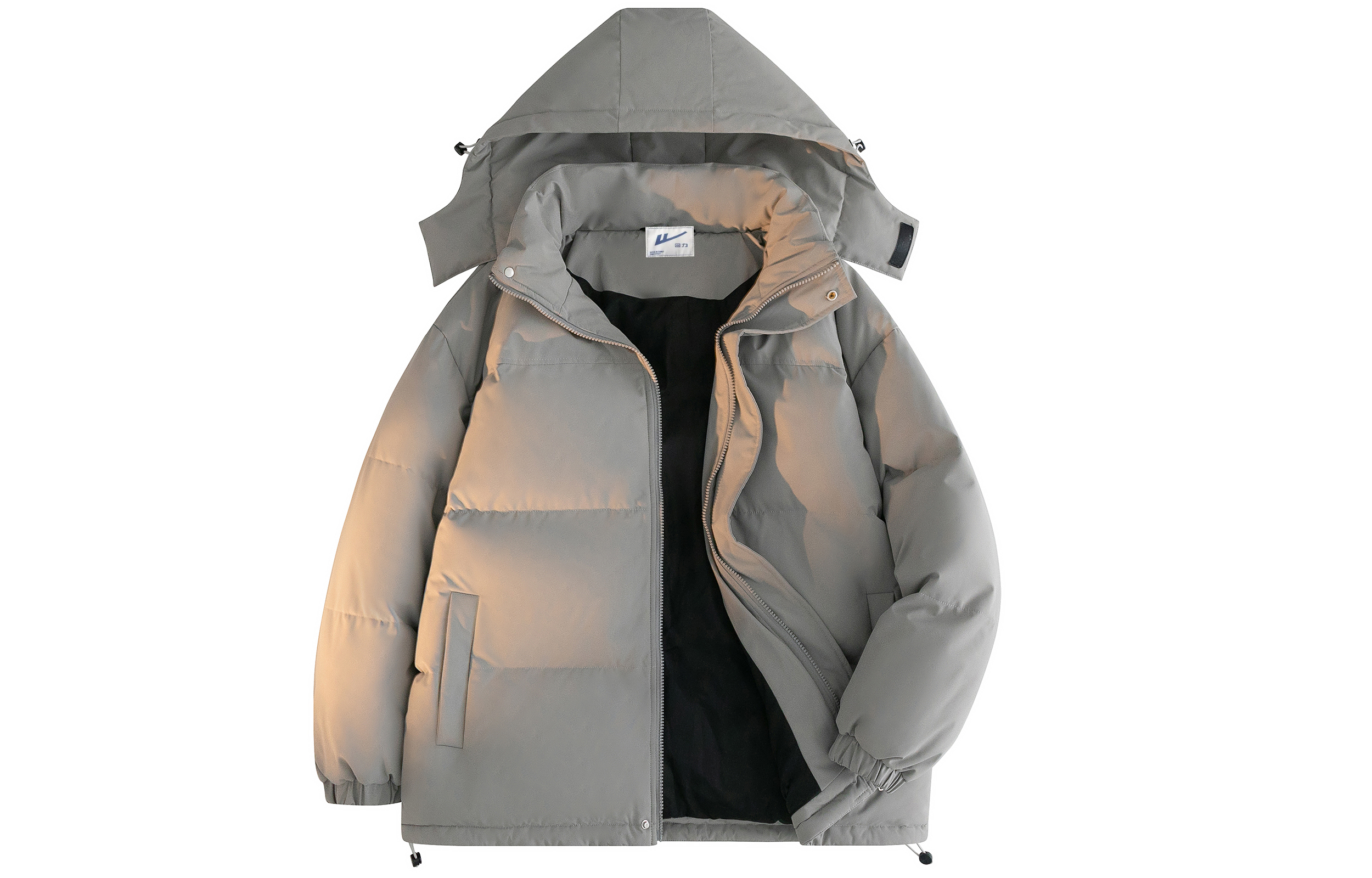 

WARRIOR Пуховик Huichao Riding The Wind Collection унисекс, Concrete Gray[Hats & Caps Detachable]