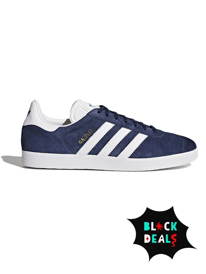 

Кроссовки на шнуровке adidas Leder-Sneakers Gazelle, цвет Dunkelblau/Weiß