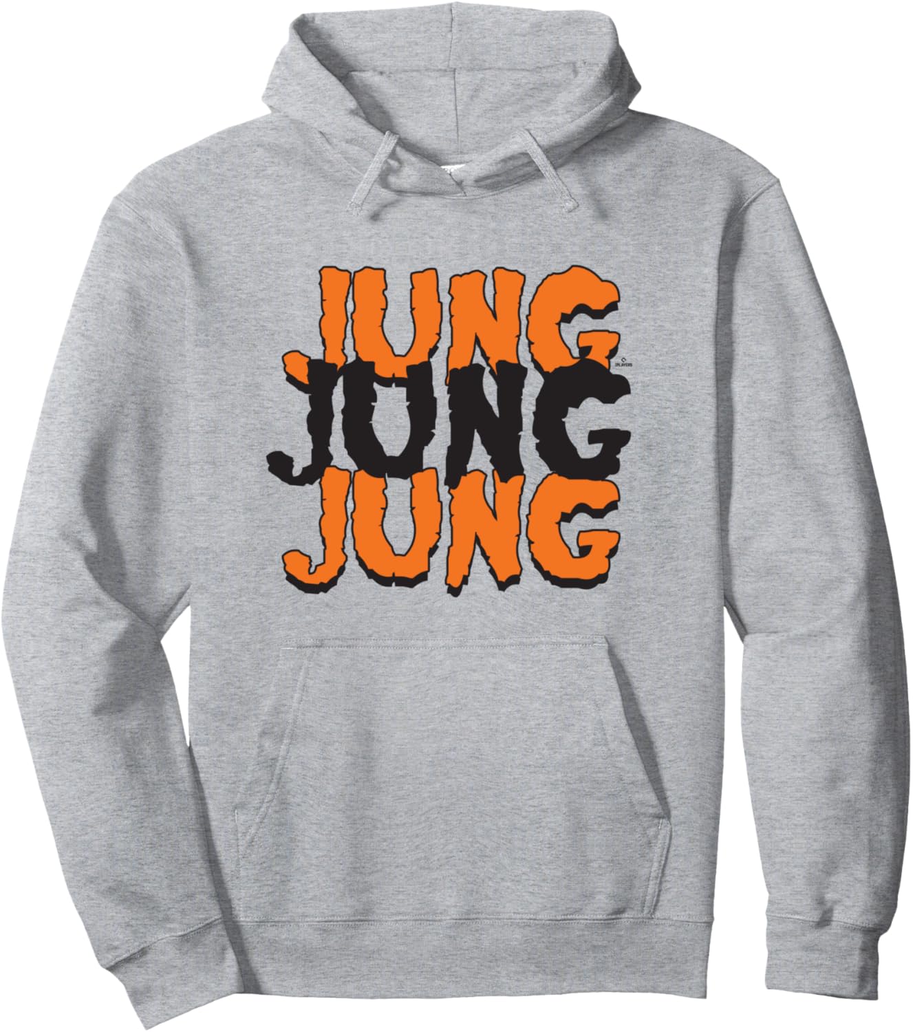 

Худи с именем Джоша Юнга, игрока бейсбольной команды Техаса, посвященное Хэллоуину, от MLBPA Ryno Sports, серый