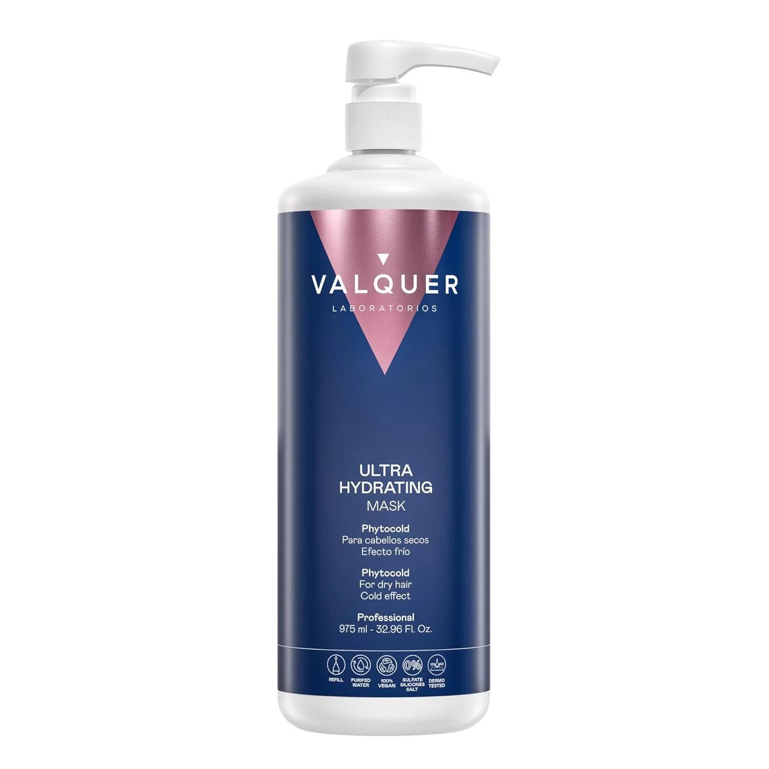 Ультраувлажняющая маска для волос Ultra-hydrating Ice Hair Mask от Válquer, 1000 мл Valquer Laboratorios