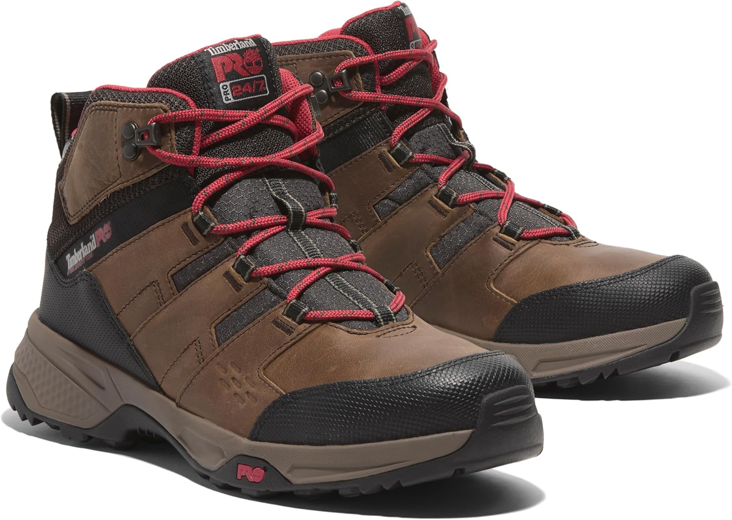 Timberland PRO мужские ботинки Switchback Lt 6 дюймов со стальным защитным носком, Brown — фото 2