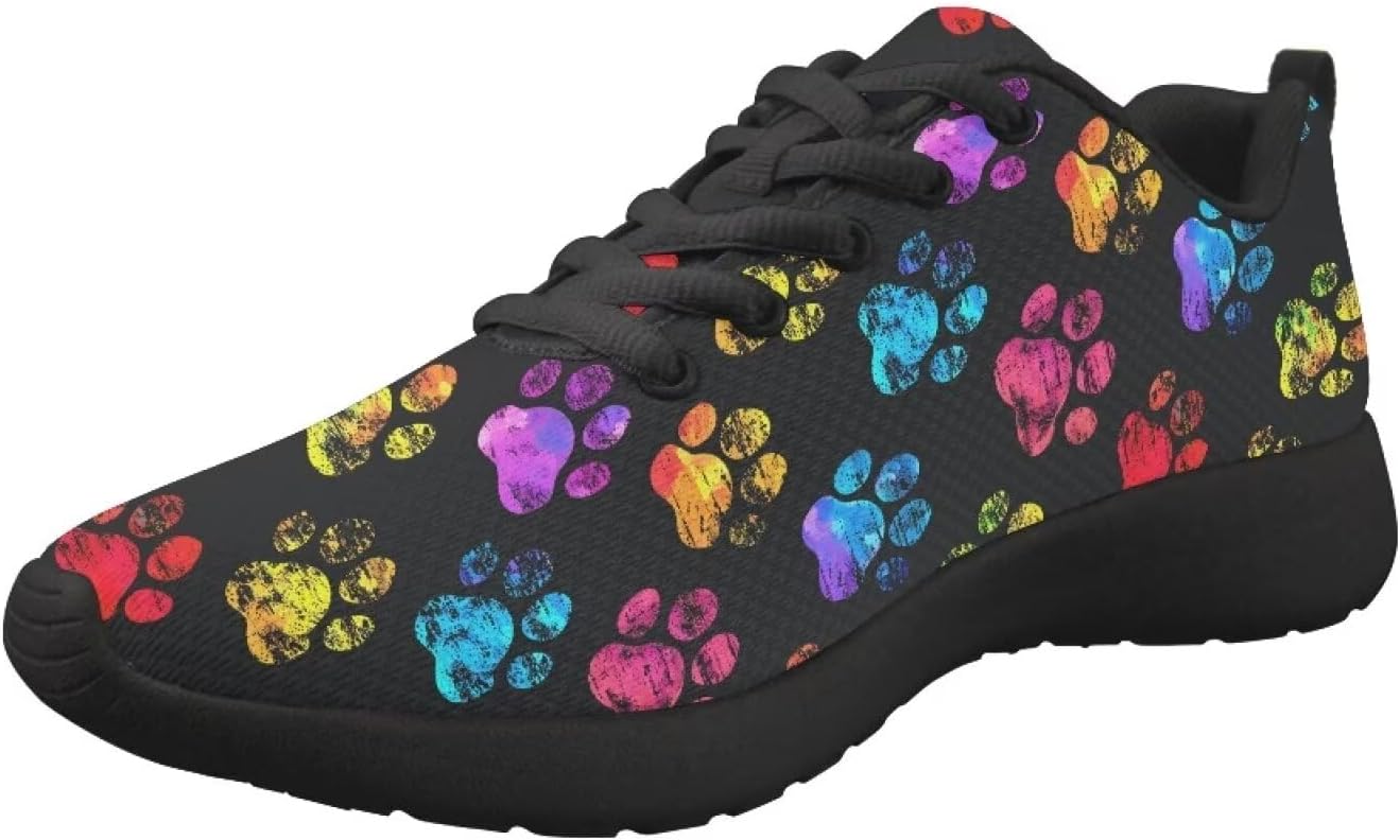 

Кроссовки chaqlin Fashion для бега, модные мужские сетчатые тренеры для работы, путешествий, комфорта, фитнеса и спортзала, Colorful Paw