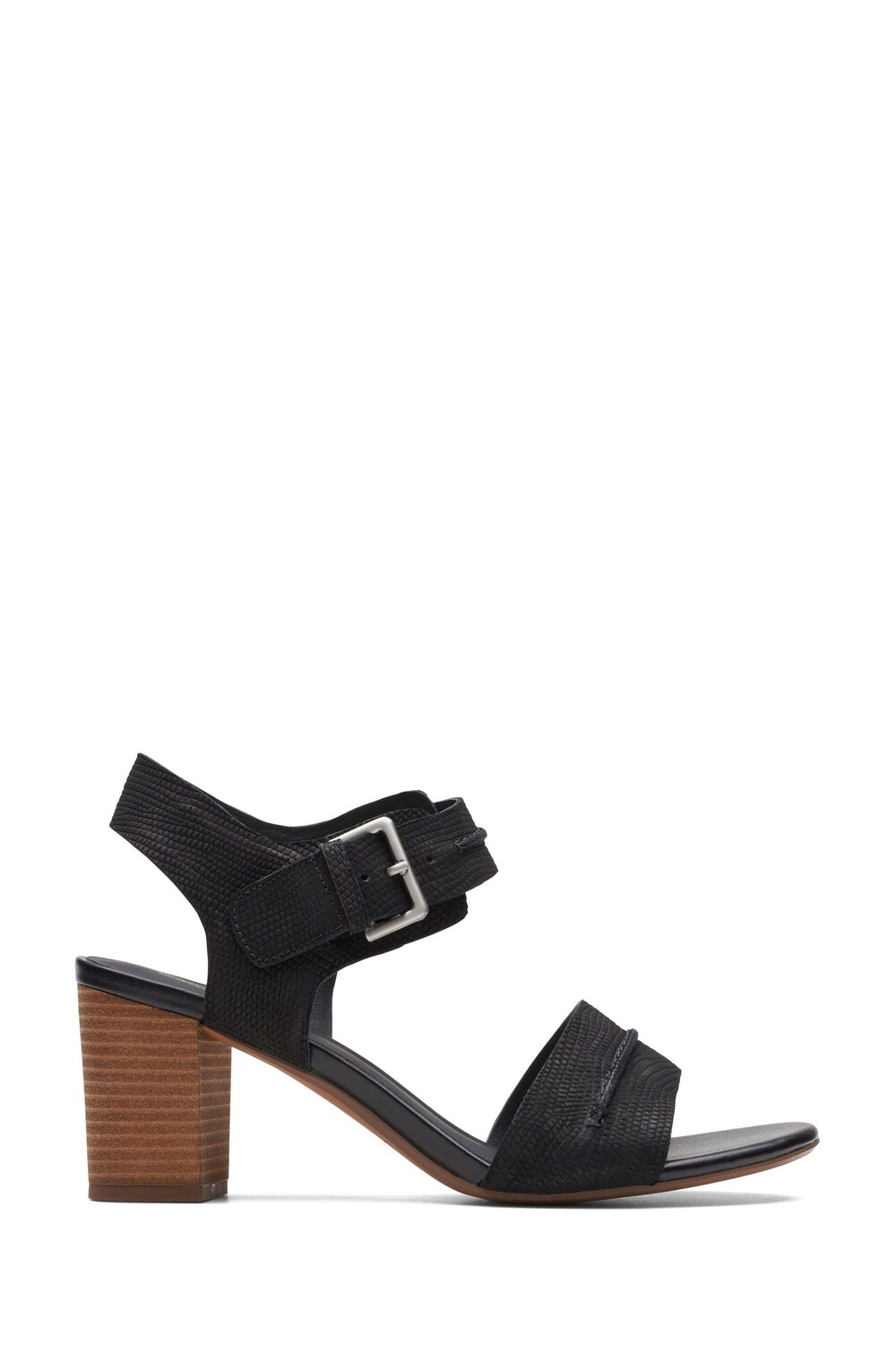 

Сандалии Interest Karsea с крупной строчкой Clarks, черный