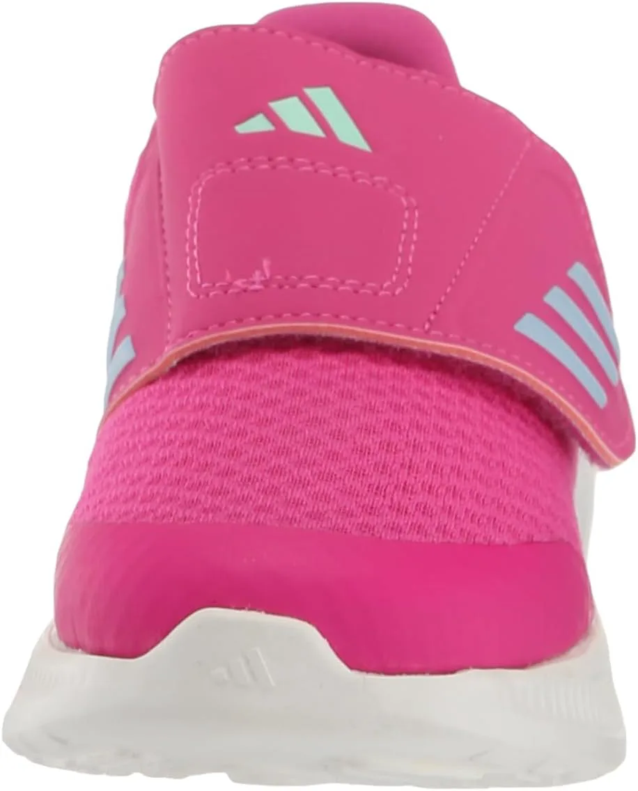 Кроссовки Adidas Runfalcon 3 для детей и подростков, фуксия/синий/черный — фото 2