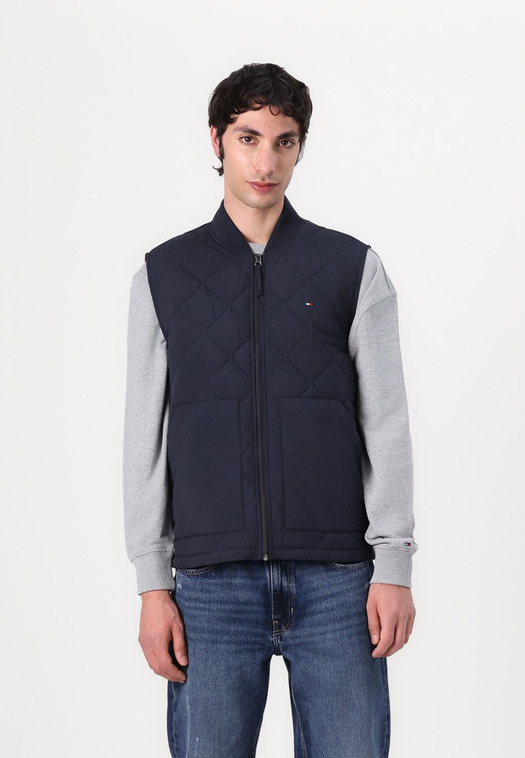 

Жилет DIAMOND QUILTED VEST Tommy Hilfiger, темно-синий
