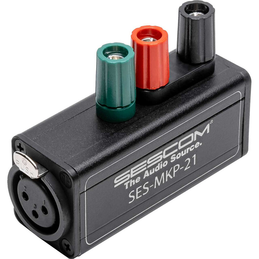 

Sescom SES-MKP-21 Professional Female XLR to Binding SES-MKP-21