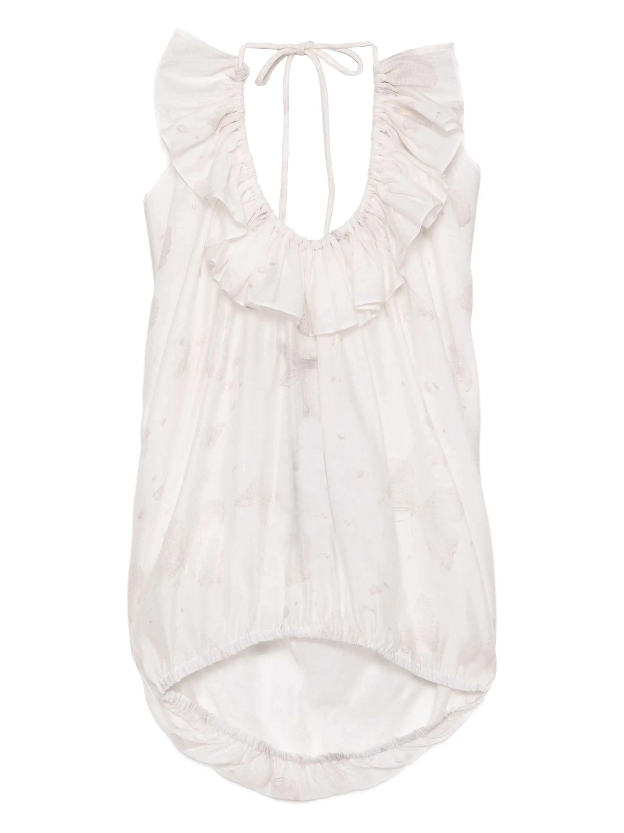 

Топ с принтом Blaklace, белый