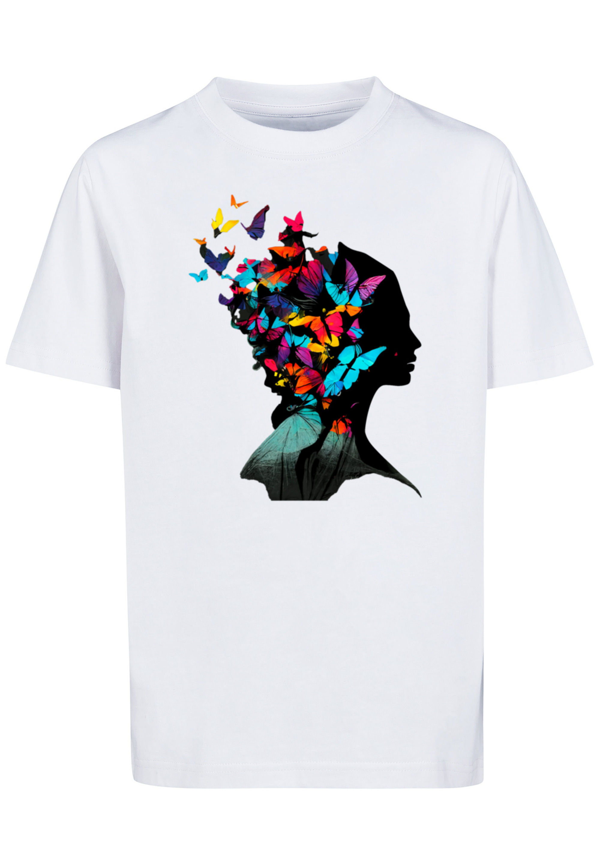 

Футболка F4NT4STIC Schmetterling Silhouette TEE UNISEX, белый