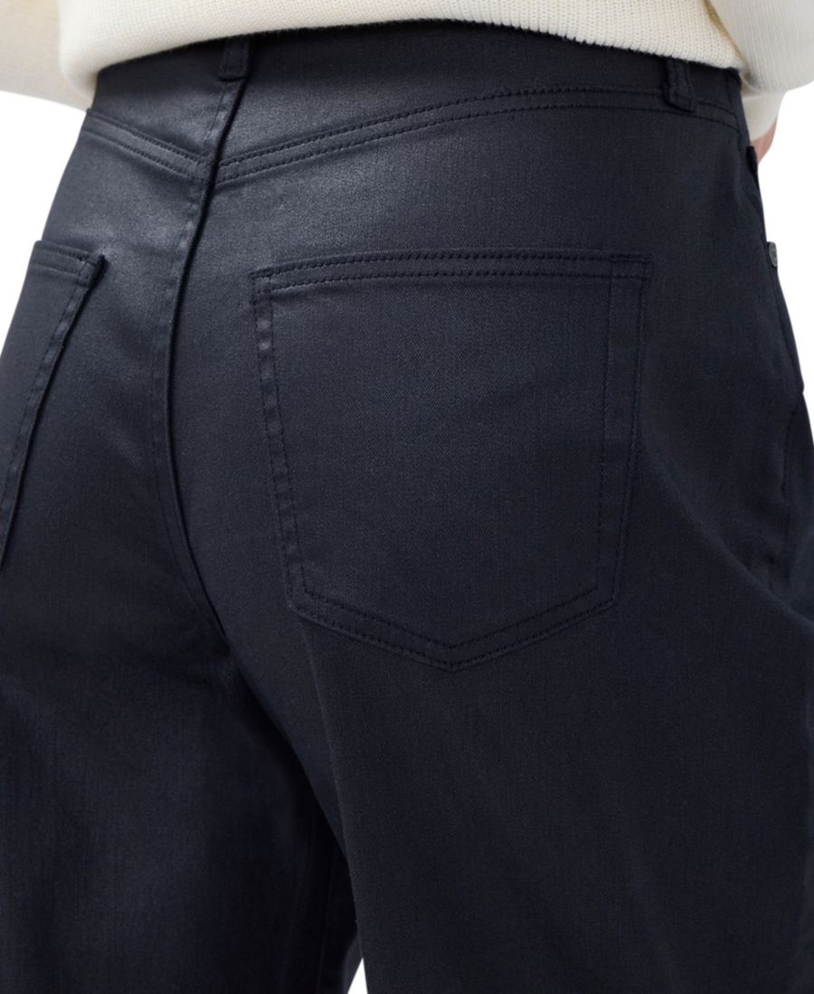 Женские джинсы с высокой посадкой и зауженными штанинами Silver Jeans Co, Black — фото 4