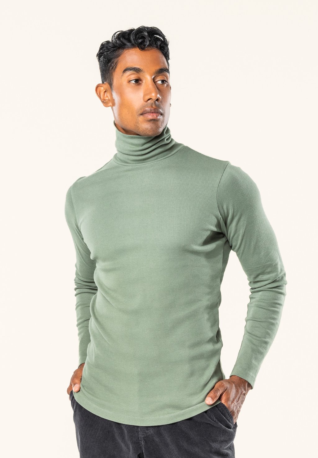 

Лонгслив HELGE Living Crafts, зеленый