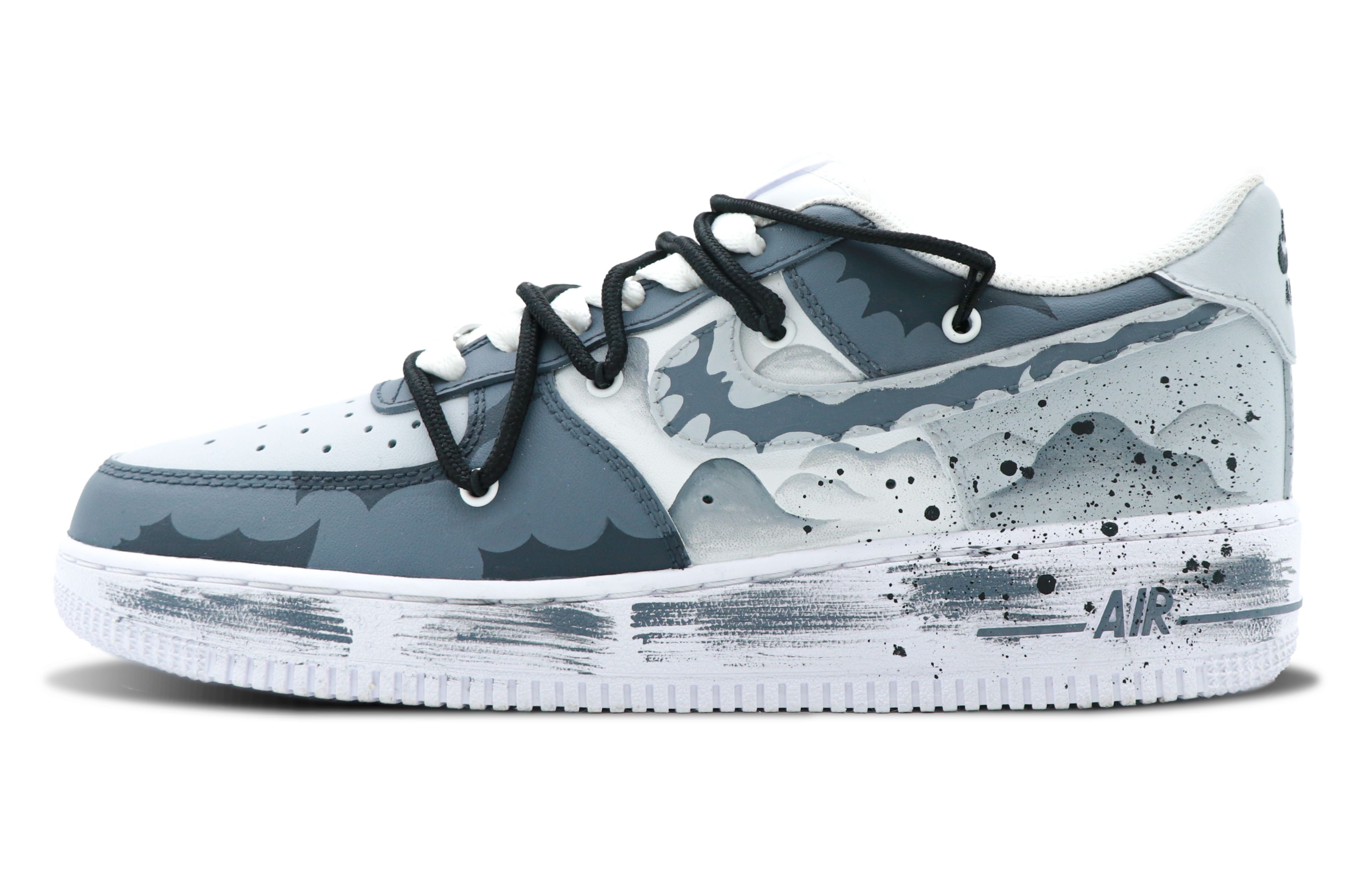 Nike Кроссовки Air Force 1 с антискользящей амортизацией, низкие, для скейтбординга, унисекс, белые