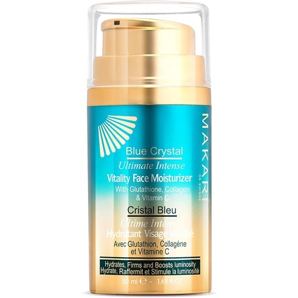 

Увлажняющий крем для лица Blue Crystal Vitality 1,7 жидких унций - Осветляющий Makari
