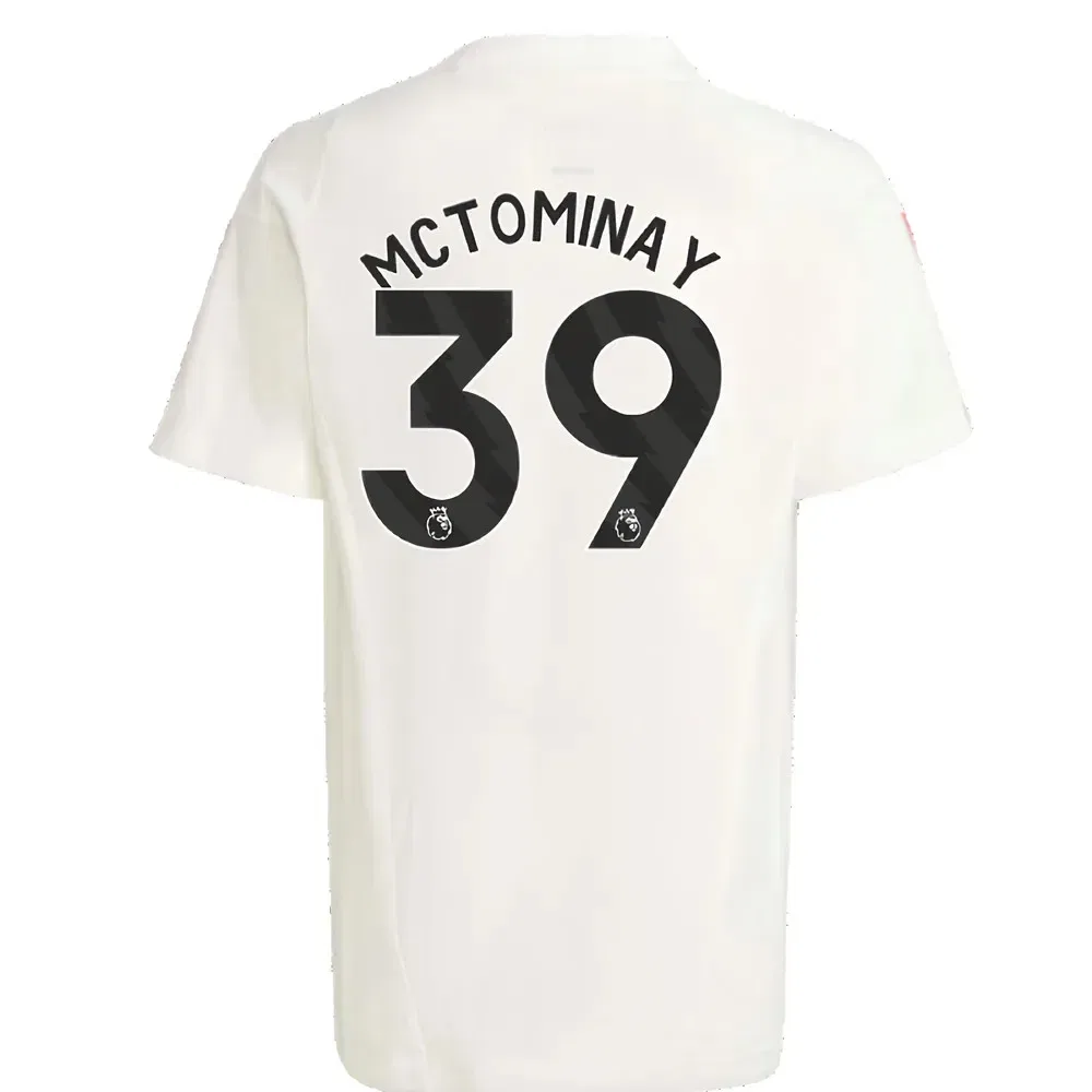 Футболка тренировочная Manchester United McTominay 39 Manchester United Fc, белый — фото 2