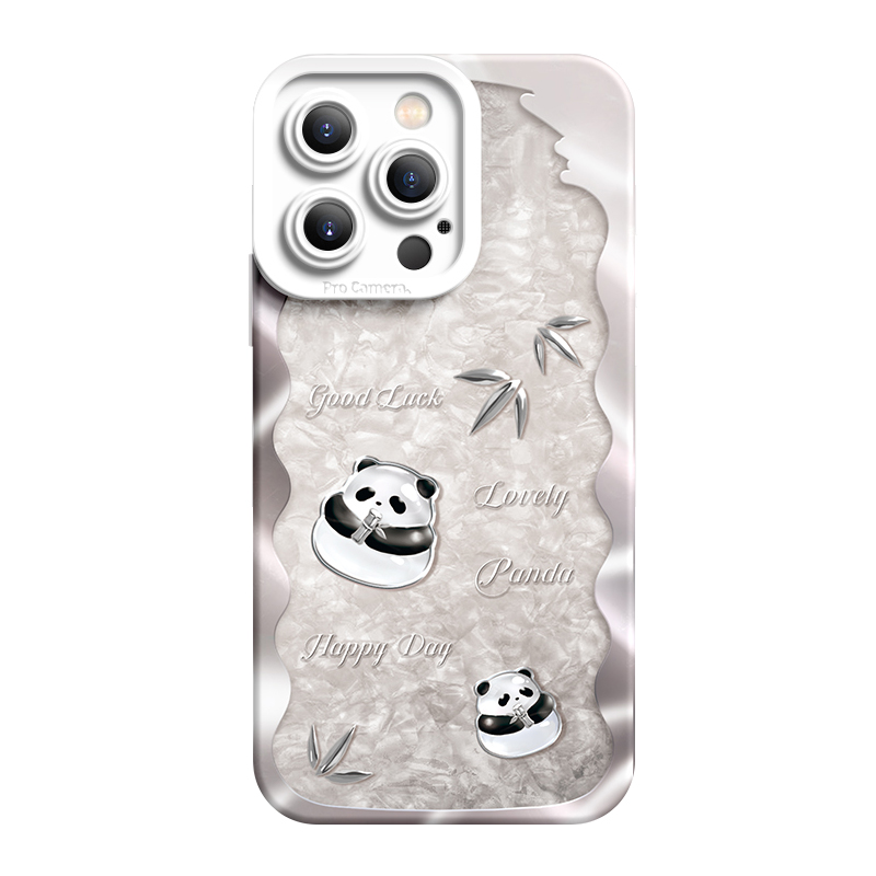 

Super Mouse Чехол для телефона, Crystal hugging bamboo panda white