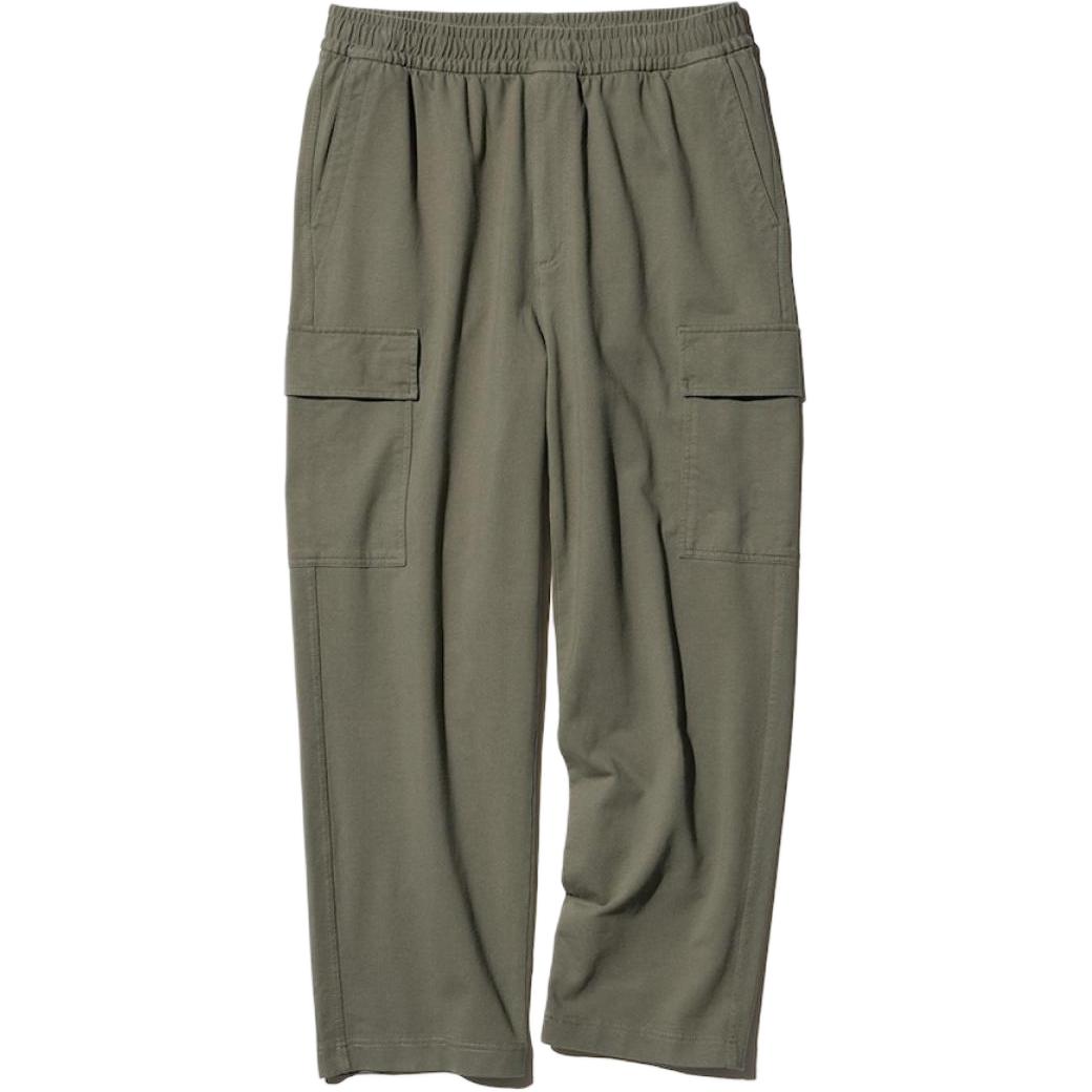 Унисекс карго-брюки травянисто-зелёные UNIQLO — фото 2