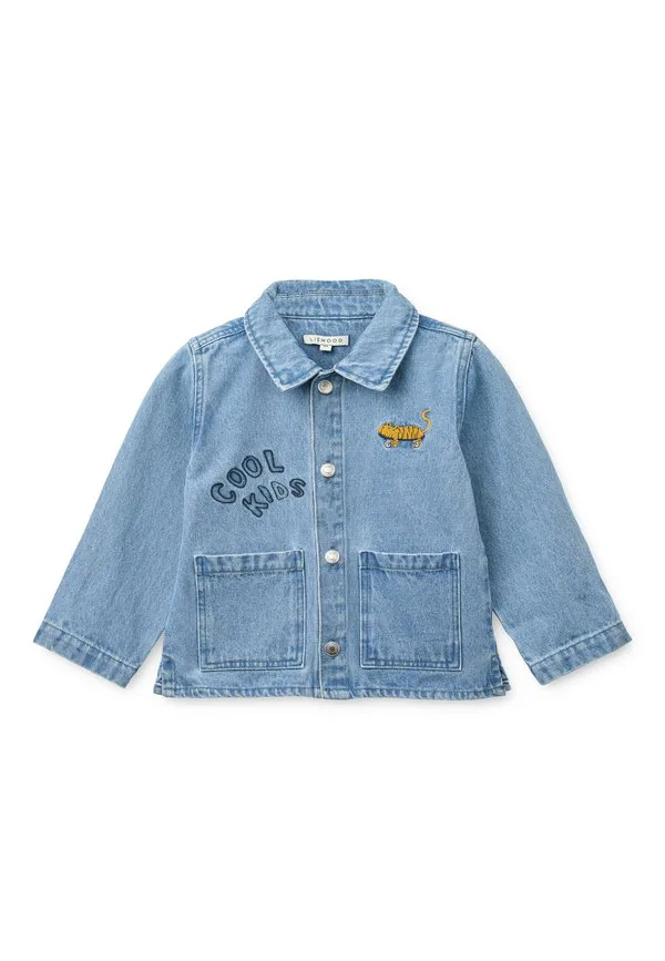 Джинсовая куртка kinsley placement Liewood, Cool Kids/Light Blue Denim — фото 2