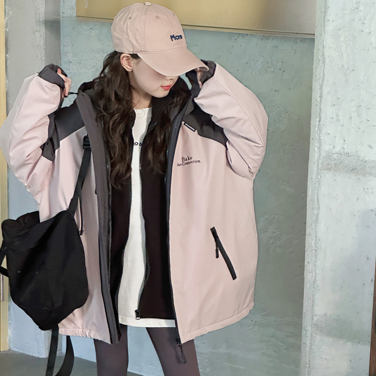 Детская одежда для активного отдыха PROTECTCAMEL, светло-розовый coat+черный liner — фото 4