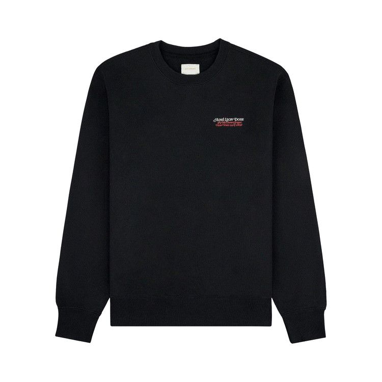 

Толстовка Aimé Leon Dore Monogram Crewneck Sweatshirt, Jet Black
