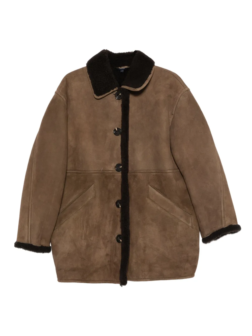 

Пальто Breda на пуговицах Soeur, коричневый