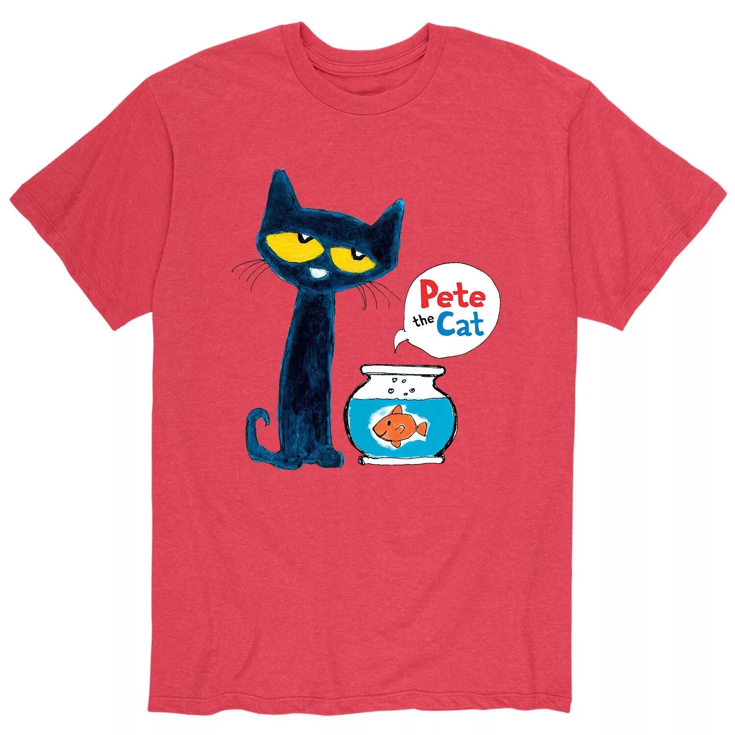 

Мужская футболка Pete The Cat Fish Bowl Licensed Character