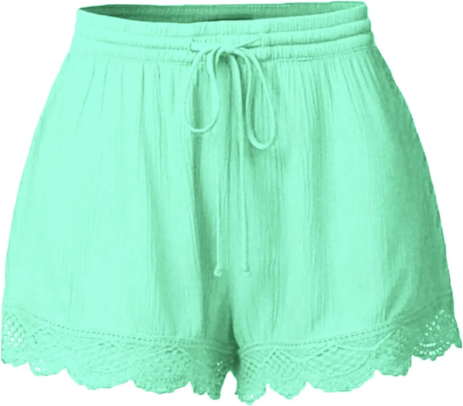 Шорты спортивные женские, бренд Generic, цвет Mint Green