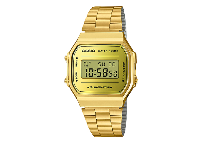 

CASIO Часы Men VINTAGE Series Gold Watch A168WEGM-9