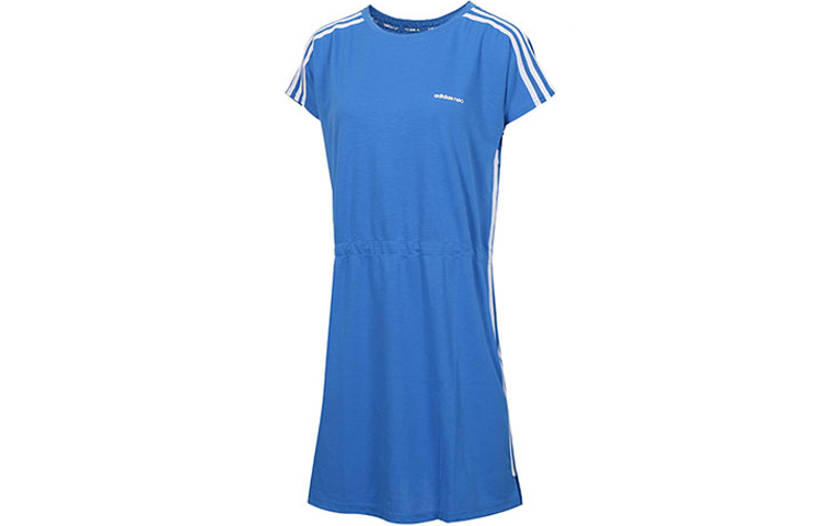 

Adidas Neo Женское платье с короткими рукавами синего цвета