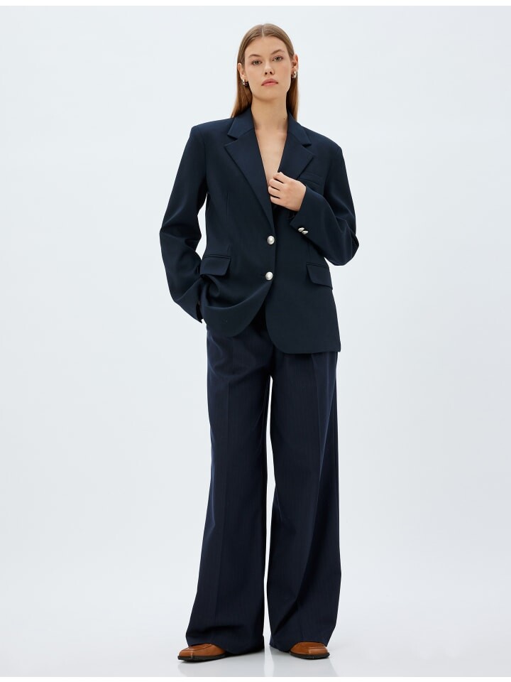 

Тканевые брюки KOTON Hose, цвет Marineblau Gestreift
