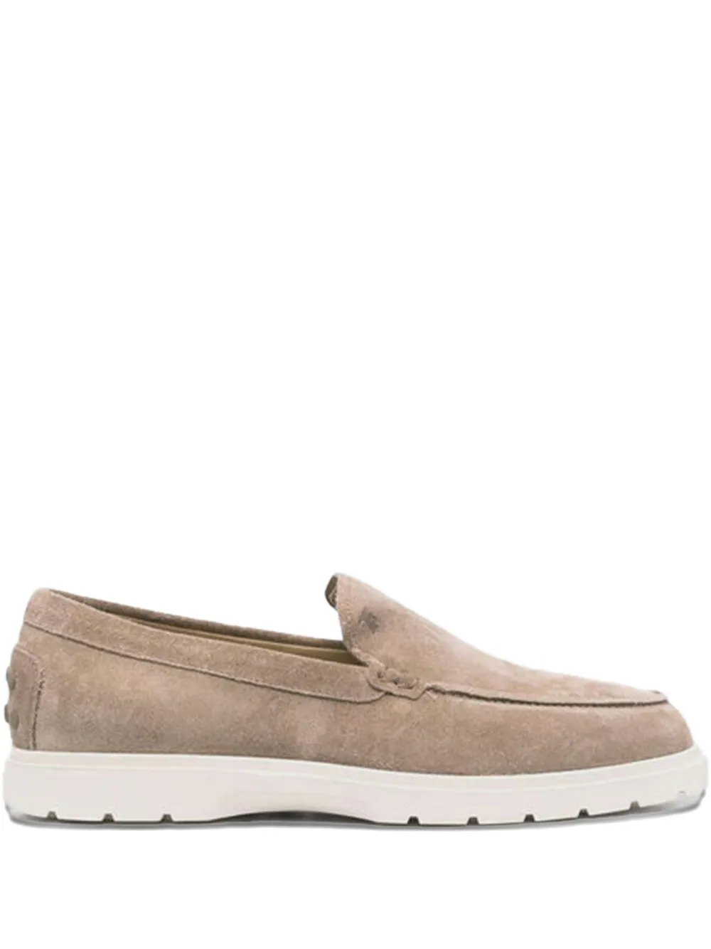 

Замшевые лоферы Tod'S, бежевый
