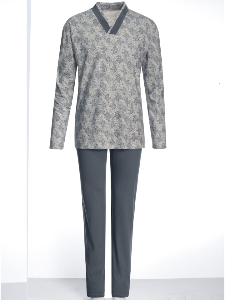 

Götting Пижама с принтом стального синего цвета