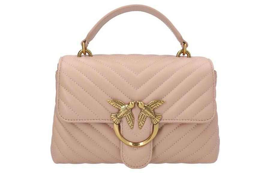 

PINKO Сумка из искусственной кожи, через плечо, женская, розовая